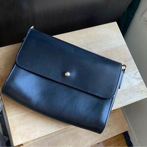A.P.C. Black Leather Purse